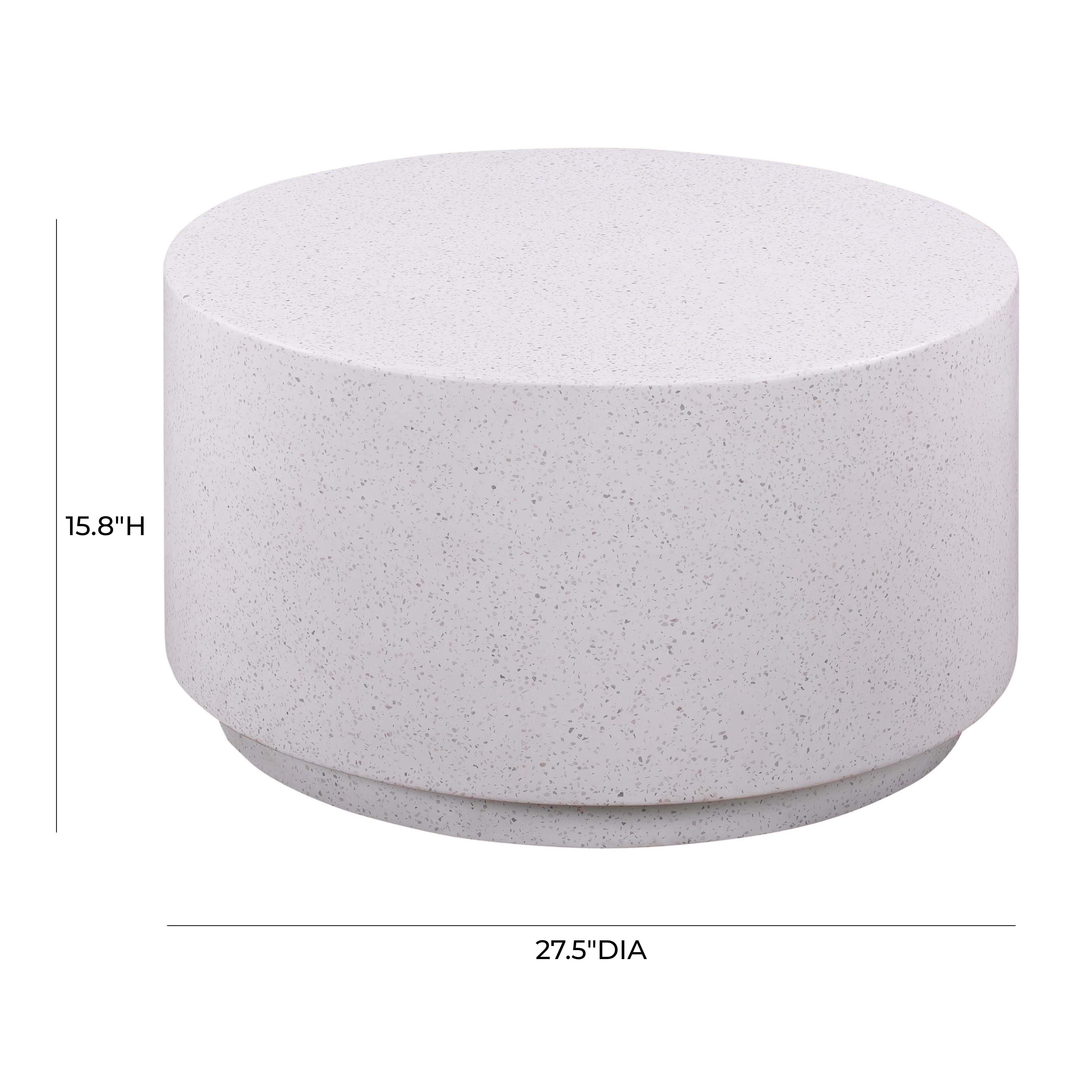 Terrazzo Light Speckled Coffee Table - UK