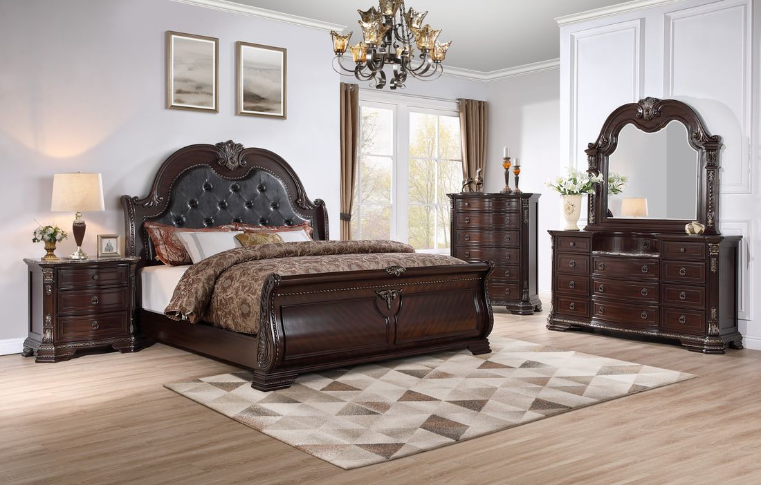 B3000 - 4pc or 5pc Bedroom Set - Queen, King