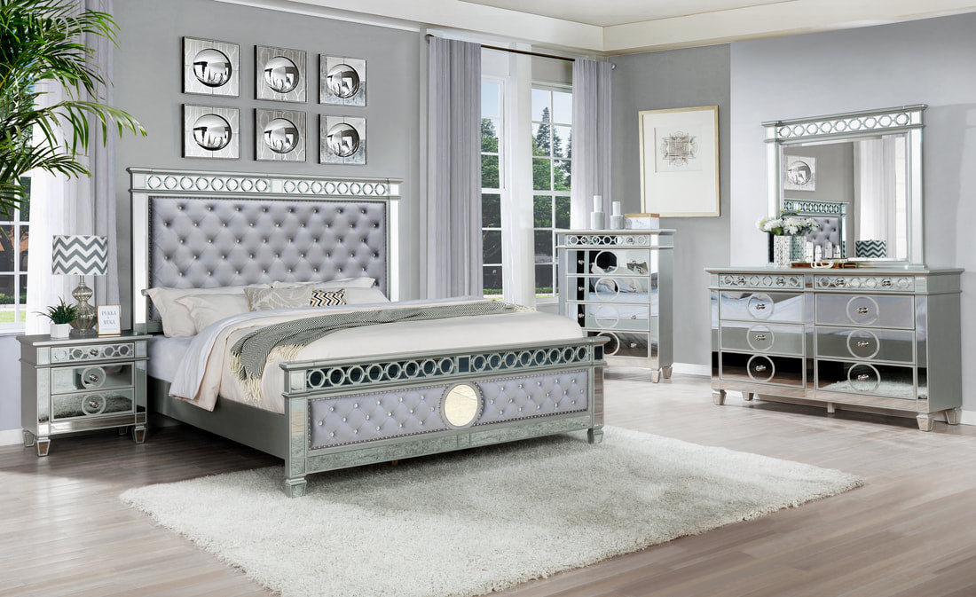 B5010 - 4pc or 5pc Bedroom Set - Queen, King