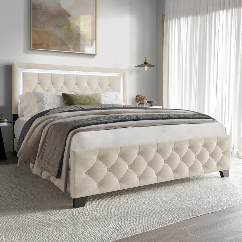 HH240 Platform Bed -Twin, Full, Queen, King