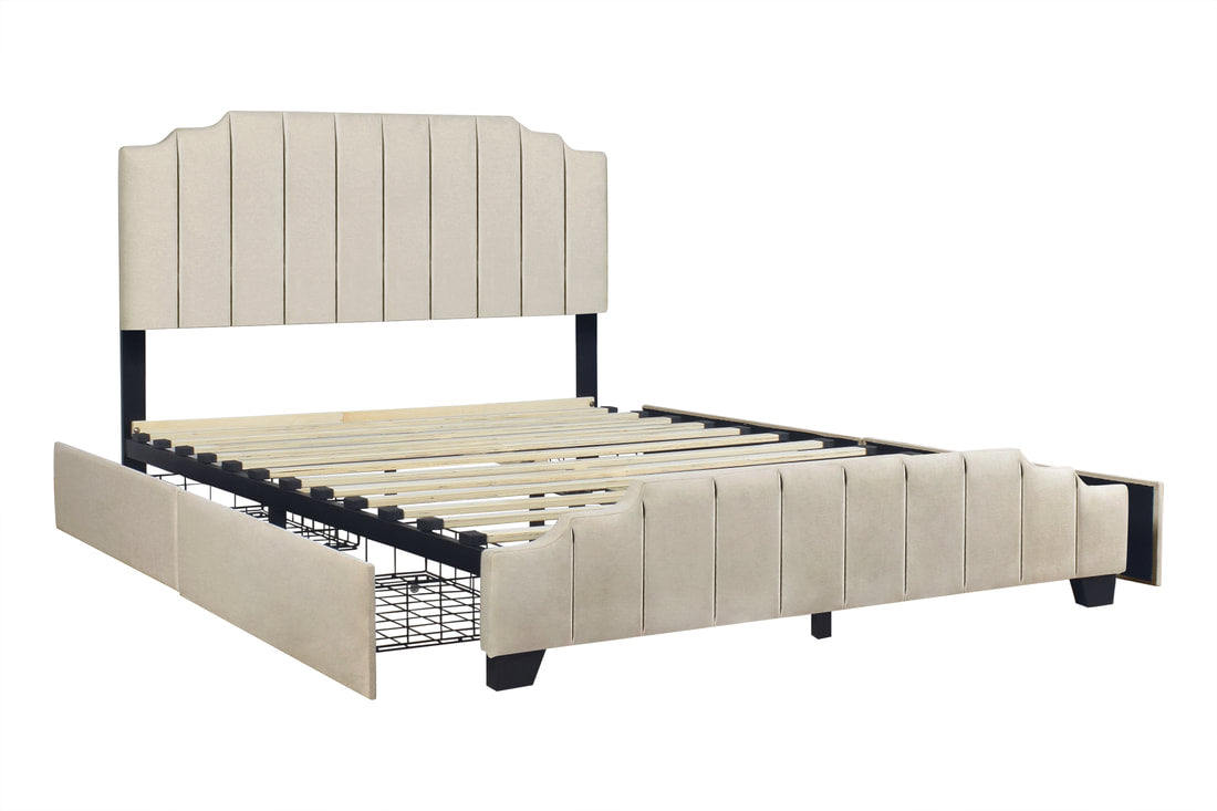 HH975 Platform Bed - Full, Queen, King