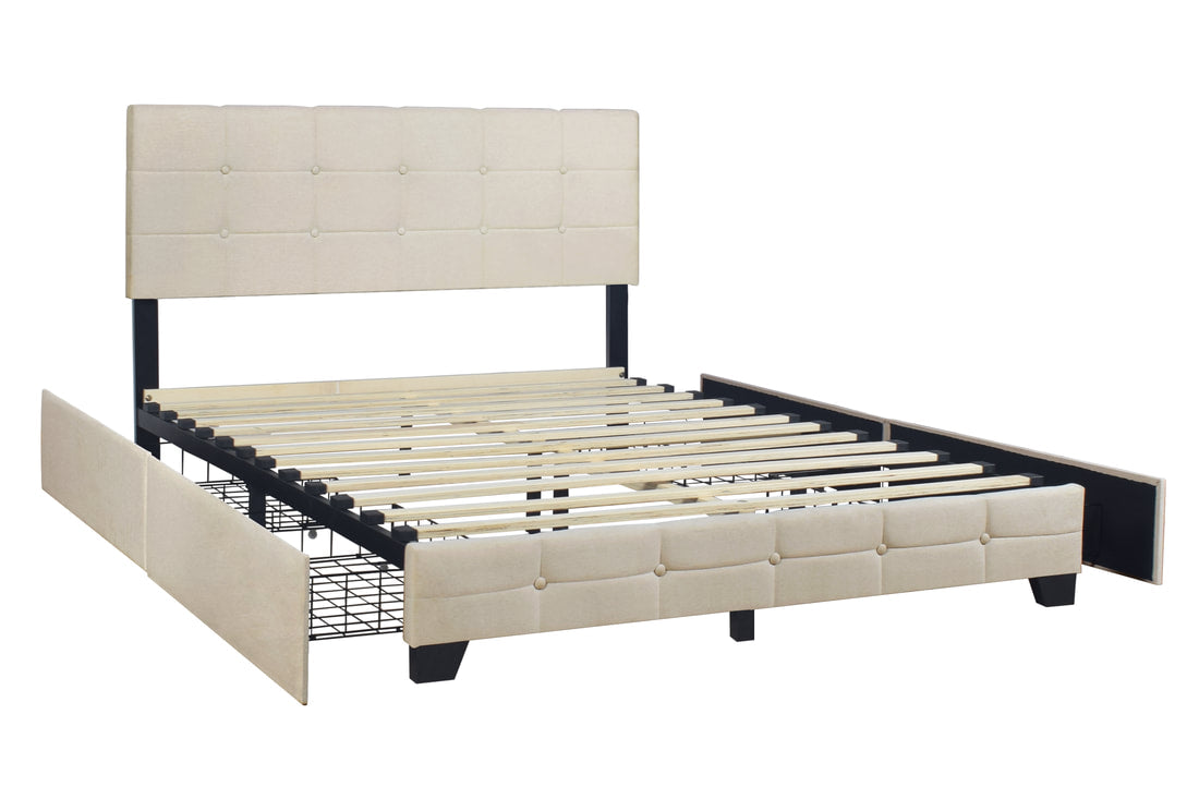 HH995 Platform Bed - Full, Queen, King