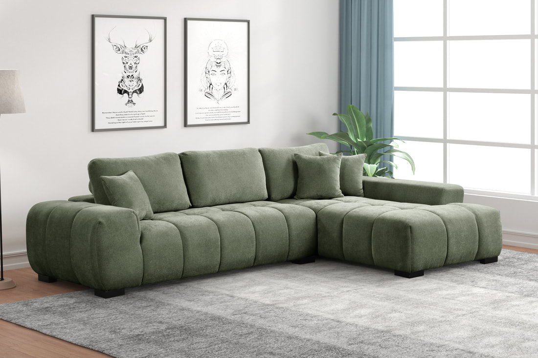 Manhattan2 - Green Sectional **NEW ARRIVAL**