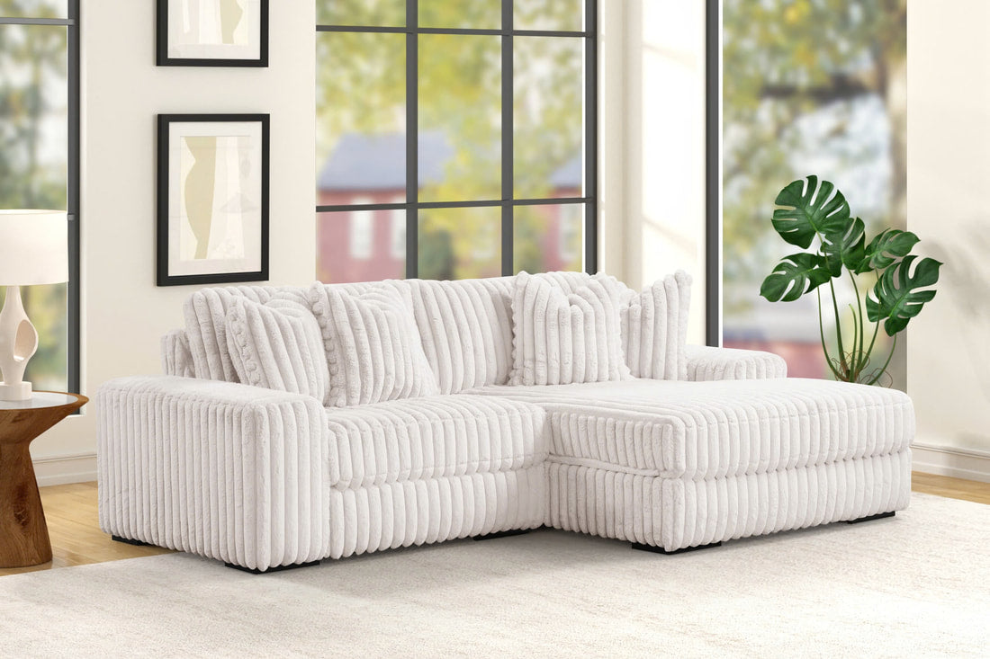 SUNDAY2 BEIGE 2PC Sectional **NEW ARRIVAL**