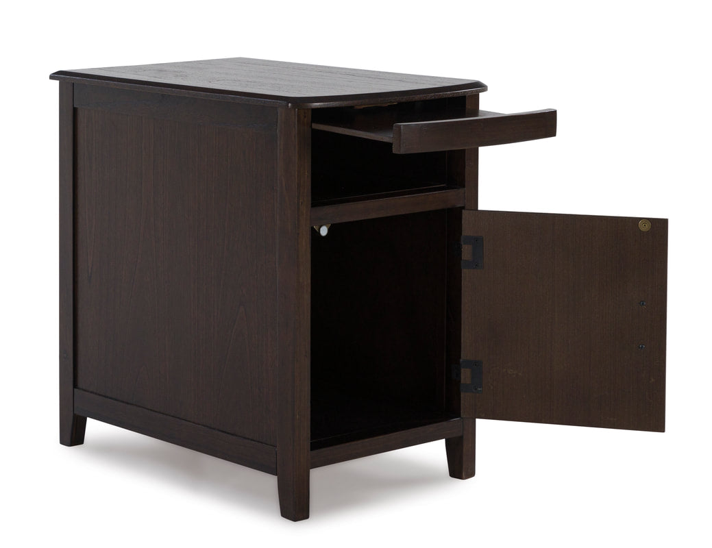 T310-217 Side End Table (USB Ports/Power Outlet)