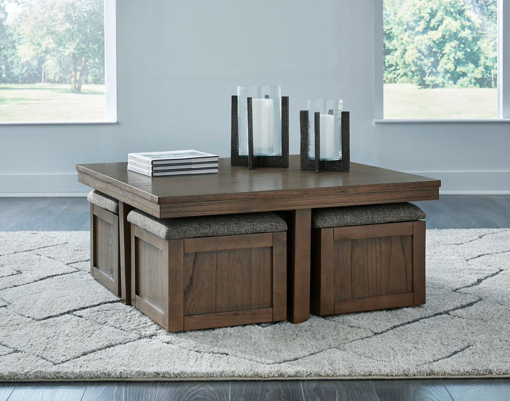 T738-20 Cocktail Table w/Stools **NEW ARRIVAL**