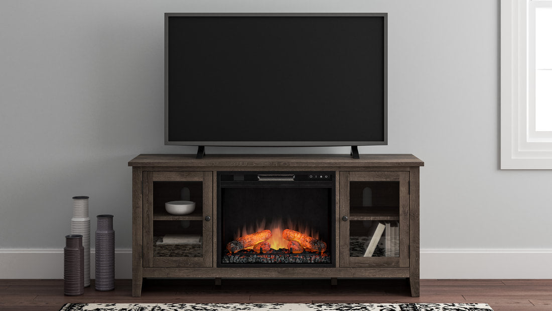 W275-68 - TV Stand W/Fireplace 60"L